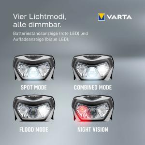 Kopflampe Outdoor Sports H30R Wireless Pro mit Akku VARTA 18650101401 (4008496021567)