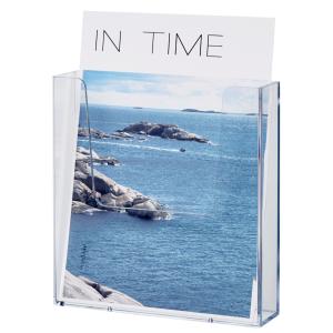 Wand-Prospekthalter 'the help wall', DIN A5, glasklar helit H2350102 (4012086014839)