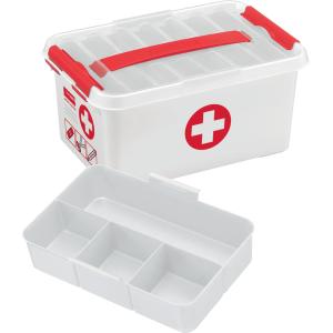 Aufbewahrungsbox 'the q-line' - Erste Hilfe, 6 Liter helit 79201604 (8711112792197)