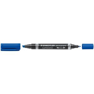 Lumocolor Permanent-Marker duo, blau STAEDTLER 348-3 (4007817348017)