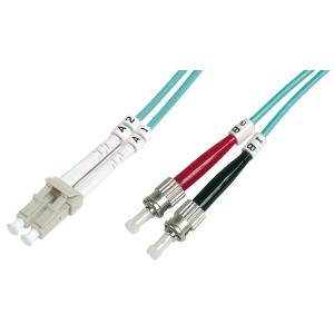 LWL Patchkabel, 2 x ST - LC-Duplex, OM3, 10, 0 m DIGITUS DK-2531-10/3 (4016032249320)