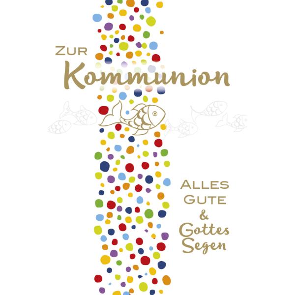 Kommunionskarte 'Punktverlauf' SUSY CARD 40052038 (4050498327970)