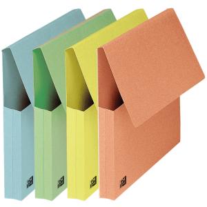 Dokumententasche, DIN A4, Karton, pastell-grün Oxford 100725999 (3334385516427)