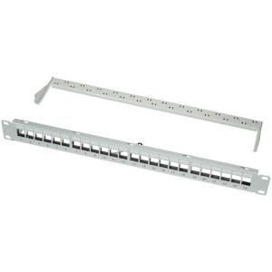 LogiLink 19' Keystone Patch Panel, 24 Port, geschirmt NK4073 (4052792074086)