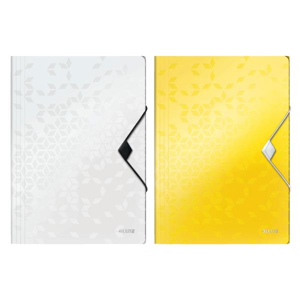 Eckspannermappe WOW, DIN A4, PP, schwarz LEITZ 4599-00-95 (4002432123025)