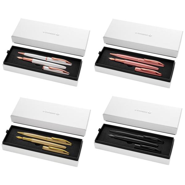 Schreibgeräte-Set Jazz Noble Elegance, silver Pelikan 400189921 (4012700821911)
