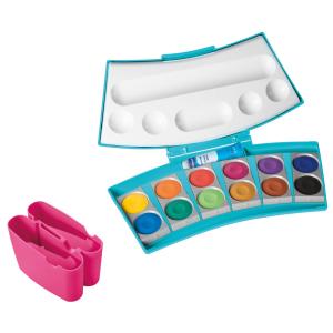 Deckfarbkasten ProColor 735, 12 Farben, türkis/ pink Pelikan 300008241 (4012700701190)