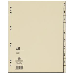 Trennblätter, 2-seitig bedruckt, chamois, 240 x 300mm Oxford 400004664 (4002030013568)