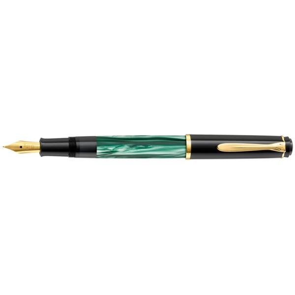 Füllhalter Classic M200 Feder M grün-marmoriert Etui PELIKAN 100436180 (4012700994103)