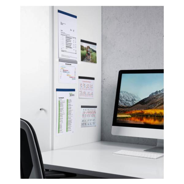 Magnetleiste DURAFIX RAIL, selbstklebend, silber DURABLE 470623 (4005546992020)