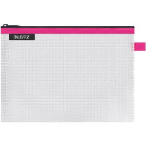 Reißverschlusstasche WOW Traveller, Größe M, pink LEITZ 4025-00-23 (4002432122660)