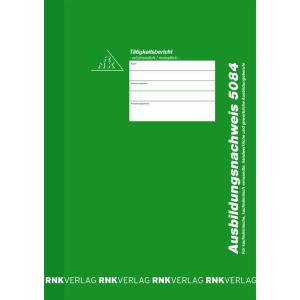 Ausbildungsnachweis-Block, wöchentlich/ monatlich RNK Verlag 5084 (4002871508407)