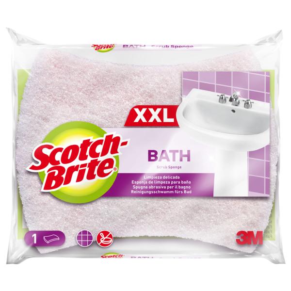 Scotch-Brite Reinigungsschwamm Bath XXL, Farbe: rosa/ weiß 3100038215 (8410001106809)