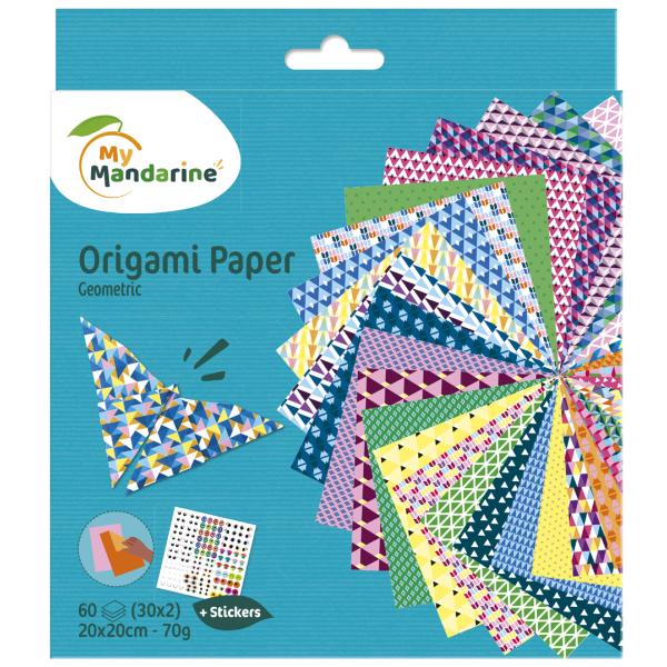 Origami-Faltblätter 'Geometric' My Mandarine 52501MD (3065500525016)