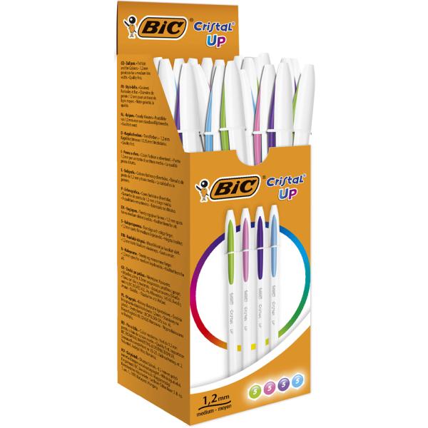 BIC Kugelschreiber Cristal Up Fashion, sortiert, 20er Karton Bic 950446 (3086123498341)