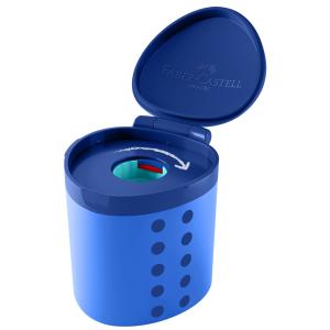FABER-CASTELL Spitzdose Grippy, blau Faber-Castell 181790 (4005401817901)