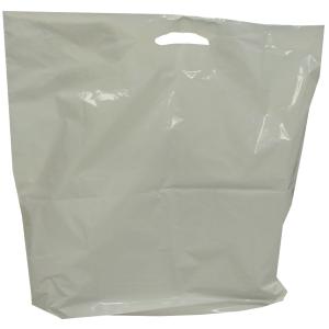 LDPE-Tragetasche, (B)380 x (T)50 x (H)450 mm, weiß HAPPEL 435.100 (4025648351006)