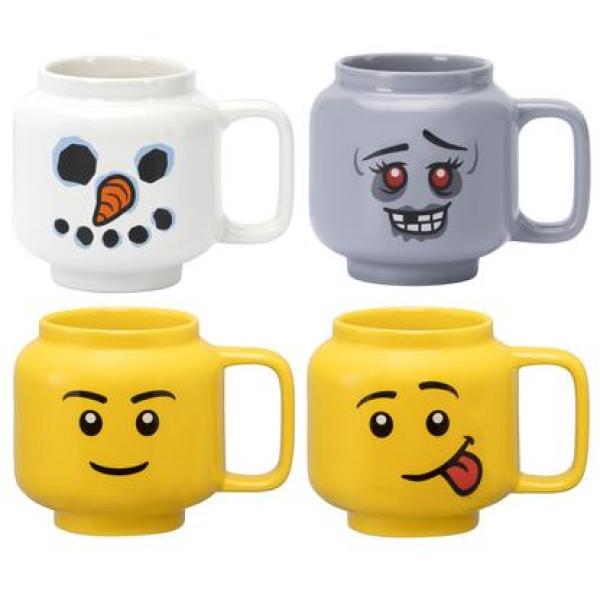 Kaffeetasse SILLY, 255 ml, gelb, im Karton LEGO 40460812 (5711938247713)