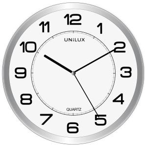 Wanduhr/ Quarzuhr 'ATTRACTION', magnetisch, silber UNiLUX 400094404 (3595560023318)