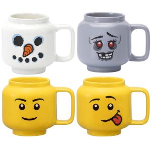 Kaffeetasse WINKING GIRL, 255 ml, gelb, im Karton LEGO 40460813 (5711938247720)
