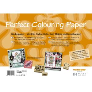 Marker Papier DIN A4, 250 g/ qm, 10 Blatt transotype 20710 (4013695261706)