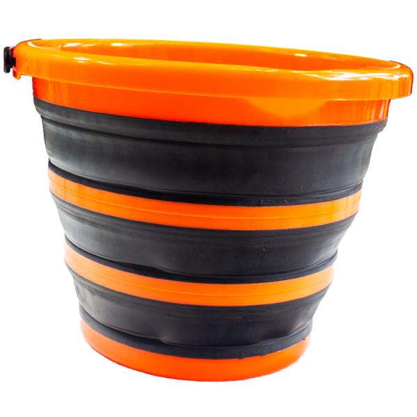 Falteimer, schwarz/ orange Garten PRIMUS 03055 (4260299540557)