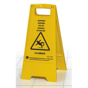 Warnschild 'Achtung Rutschgefahr', gelb easyabsorb P-10007 (4027521515802)