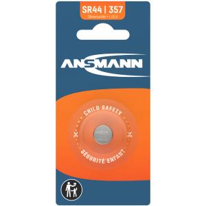 Silber-Oxid Uhrenzelle, SR1154 (SR44), 1, 55 Volt ANSMANN 1516-0011 (4013674025534)