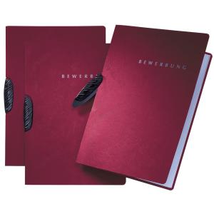 Bewerbungsmappe 'Swing', DIN A4, aus Karton, grau PAGNA 22004-06 (4013951001169)