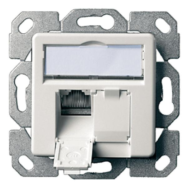 Telegärtner AMJ45 Anschlussdose Kat.6A (tief), 2 x RJ45, aw 100000007 (4018359362959)