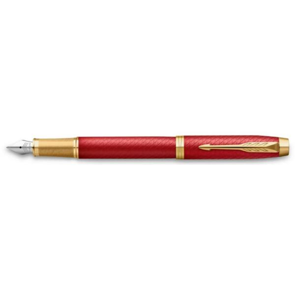 Parker Füller, Rote Premium-Lackierung mit goldenen Zierteilen 2143650 (3026981436505)