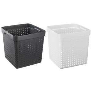 Aufbewahrungskorb SEOUL BASKET XL, PP, schwarz NHG 60260804 (5707672734671)