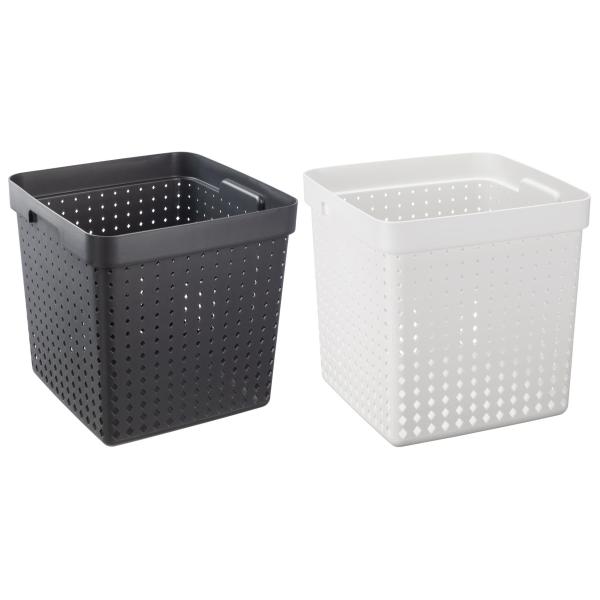 Aufbewahrungskorb SEOUL BASKET XL, PP, schwarz NHG 60260804 (5707672734671)