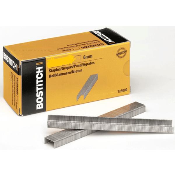 Heftklammern STCR5019, 6 mm, Inhalt: 5.000 Stück BOSTITCH STCR501906Z (5902013935261)