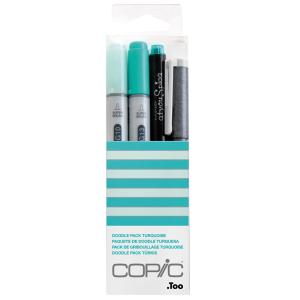 Marker ciao, 4er Set 'Doodle Pack Turquoise' COPIC 22075643 (4511338053850)