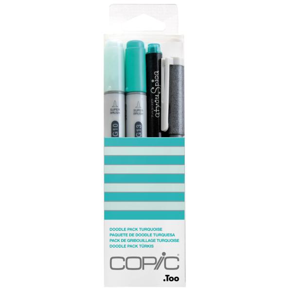 Marker ciao, 4er Set 'Doodle Pack Turquoise' COPIC 22075643 (4511338053850)