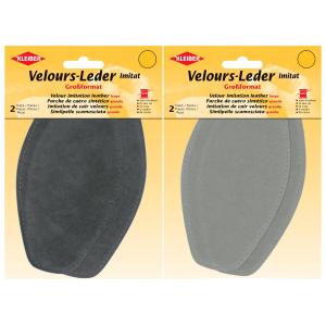 Velour-Leder-Imitat, 95 x 185 mm, taupe KLEIBER 89516 (4009691895168)