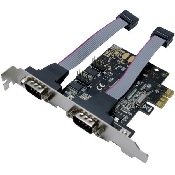 Serielle RS-232 PCI-Express Karte, 2 Port LogiLink PC0031 (4260113563915)