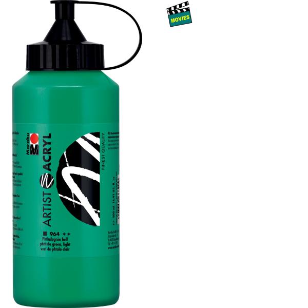 Künstler-Acrylfarbe Artist Acryl, lampenschwarz Marabu 12200075974 (4007751668882)