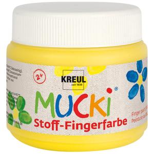 Stoff-Fingerfarbe 'MUCKI', schwarz, 150 ml KREUL 28106 (4000798280062)