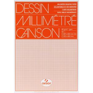 Millimeterpapier, 650 x 500 mm, 90 g/ qm CANSON C200064105 (3148950641052)