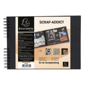 Scrapbooking-Set SCRAP ADDICT, hellbraun EXACOMPTA 16802E (3130630168027)