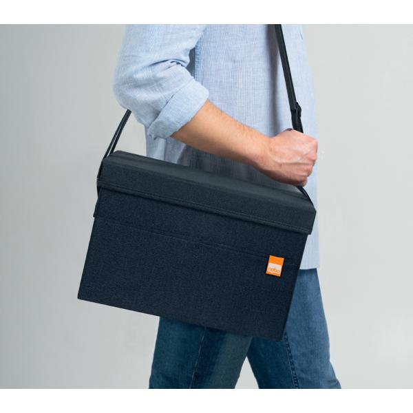 Weißwandtafel-Zubehörtasche, bestückt, anthrazit nobo 1915711 (5028252643559)