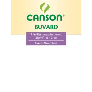 Löschpapier, 160 x 210 mm, 125 g/ qm, weiß CANSON C200002787 (3148950027870)
