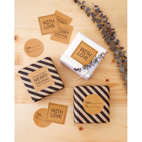 Naturbraune Etiketten, 210 x 297 mm APLI 17376 (8410782173762)