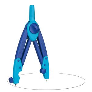 griffix Schulzirkel Blau, Hängefaltschachtel Pelikan 400191577 (4012700700810)