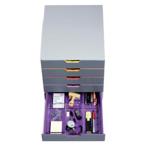 Schubladenbox VARICOLOR 5, mit 5 Schubladen DURABLE 7605-27 (4005546701608)