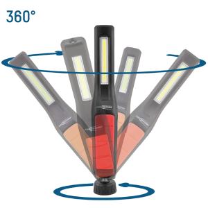 LED Akku-Arbeitsleuchte IL230R, schwarz/ rot ANSMANN 990-00110 (4013674178599)