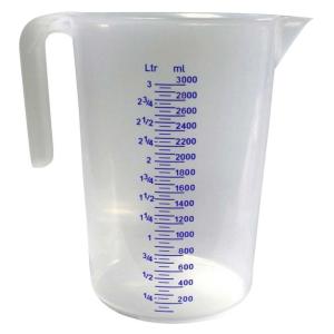 Messbecher, transparent, Inhalt: 3 Liter IWH 003303 (4028354033037)