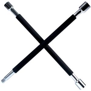 KFZ-Kreuzschlüssel, mit Gummierung IWH 20870 (4045914208704)